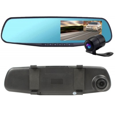 Автомобильный видеорегистратор-зеркало Vehicle Blackbox DVR Full HD