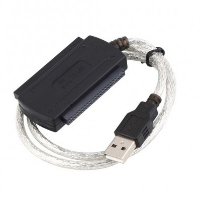 Адаптер USB 2.0 to SATA (3Gb/s) & IDE HDD 2.5"/3.5"/DVD, внешний БП 5/12В