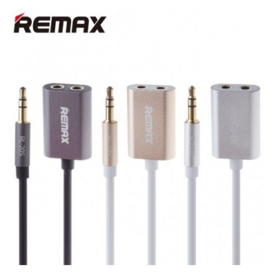 Аудио-кабель AUX REMAX RL-S20 на два выхода