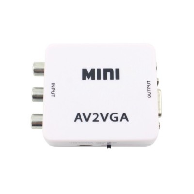 Конвертер AV TO VGA + Аудио