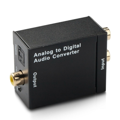 Аудио конвертер 2x RCA (analog) to 1xToslink + 1RCA(Coaxil)