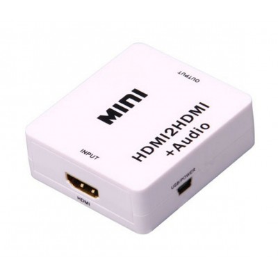 Конвертер HDMI в HDMI + Audio 3.5mm