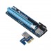 Райзер PCI-E 1X to 16X Card PCI-E Express 1x to 16x 4PIN USB 3.0