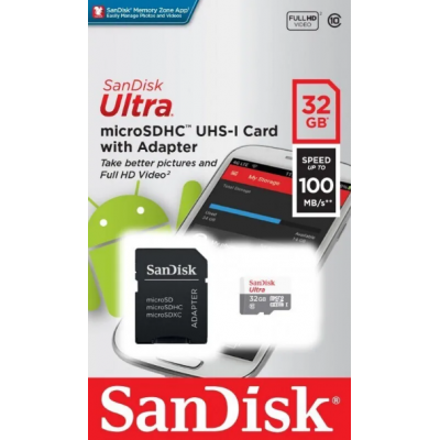 Карта памяти Sandisk Ultra microSDXC UHS-1 32gb