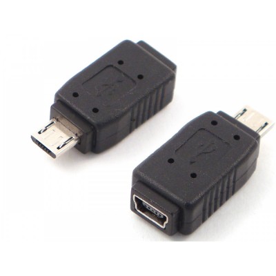 Переходник mini USB (f) на micro USB (m)