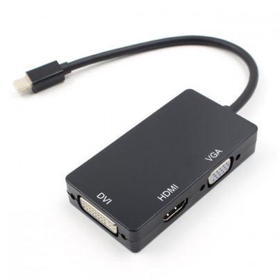 Адаптер мини DisplayPort to HDMI VGA DVI 3 в 1