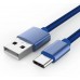 Кабель USB LDNIO LS-60 Type-C 2,4A 1000mm (синий)