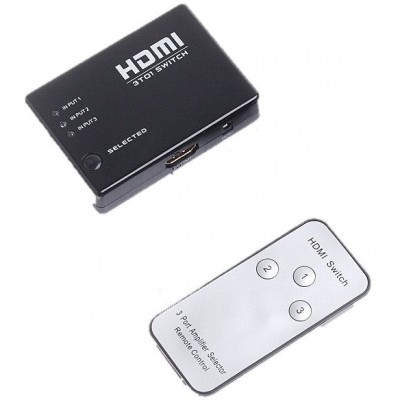 HDMI Переключатель 3 в 1 с пультом дистанционного управления